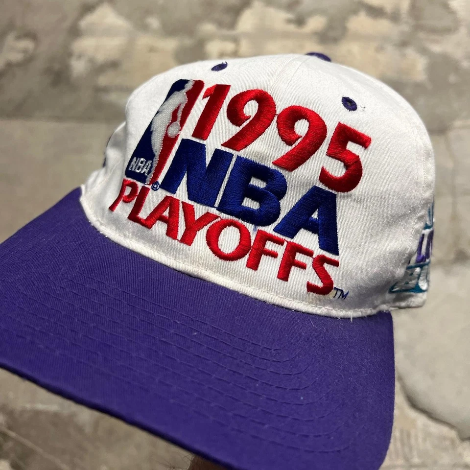 VINTAGE 90s CHARLOTTE HORNETS NBA PLAYOFFS STARTER HAT - Imagem 4 de 4