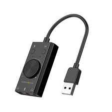 TERRATEC Aureon 5.1 USB External Sound Card 2 in 1 USB Stereo Sound Card Adapter