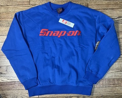 NWT Snap On Tools Crewneck Sweatshirt Pullover Embroidery Logo Men s Sz Medium