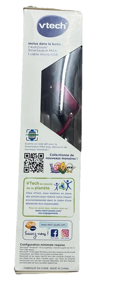 Vtech KidiZoom Smart Watch MAX, reloj infantil con cámara dual y juegos francés - Imagen 4 de 4