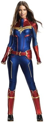 Rubie's Women's Captain Marvel Adult Grand Heritage Costume Size XS
