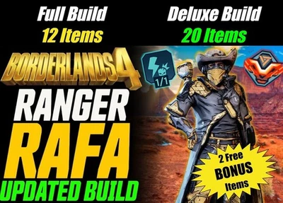 Borderlands 4⭐RANGER RAFA 3.0⭐FULL MOXSY BUILD⭐12 OR 20 ITEMS + PICK 2 FREE