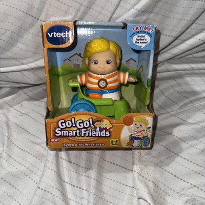 NEW VTech Go! Go! Smart Friends Jayden And His Wheelchair 2 Piece Toy Figure