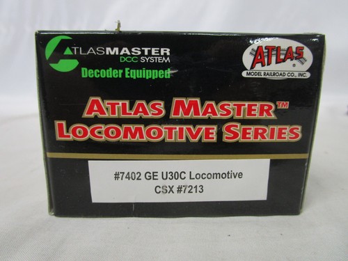 Atlas Master HO Scale CSX CSXT GE U30C Diesel Locomotive #7213 NOS DCC - Picture 7 of 8