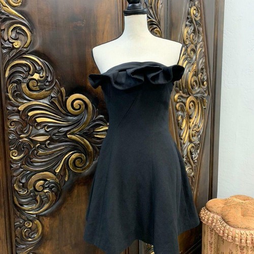 keepsake ruffle mini dress