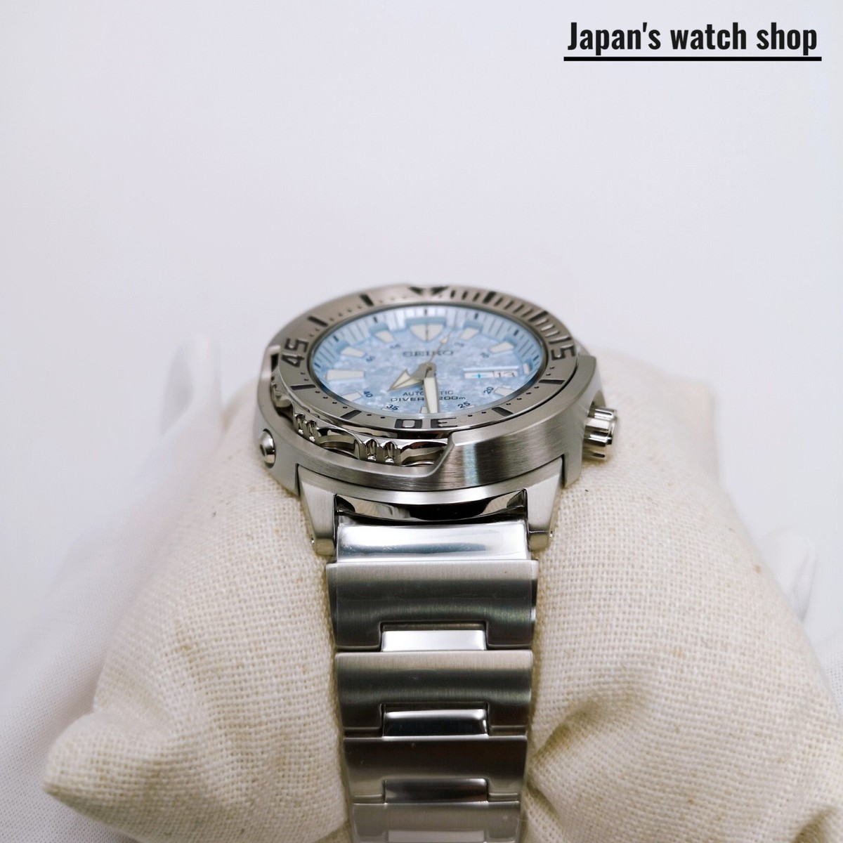 SEIKO SBDY053腕時計 citizen orient hamilton SEIKO PROSPEX Baby Tuna SBDY053 Ice Blue Automatic Diver`s