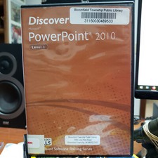 Discover Microsoft PowerPoint 2010 Level 1 DVD Ex library free ship Power Point