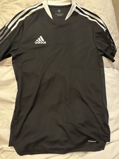 Adidas Herren Primegreen Aeroready schwarz & weiß Top Größe Small