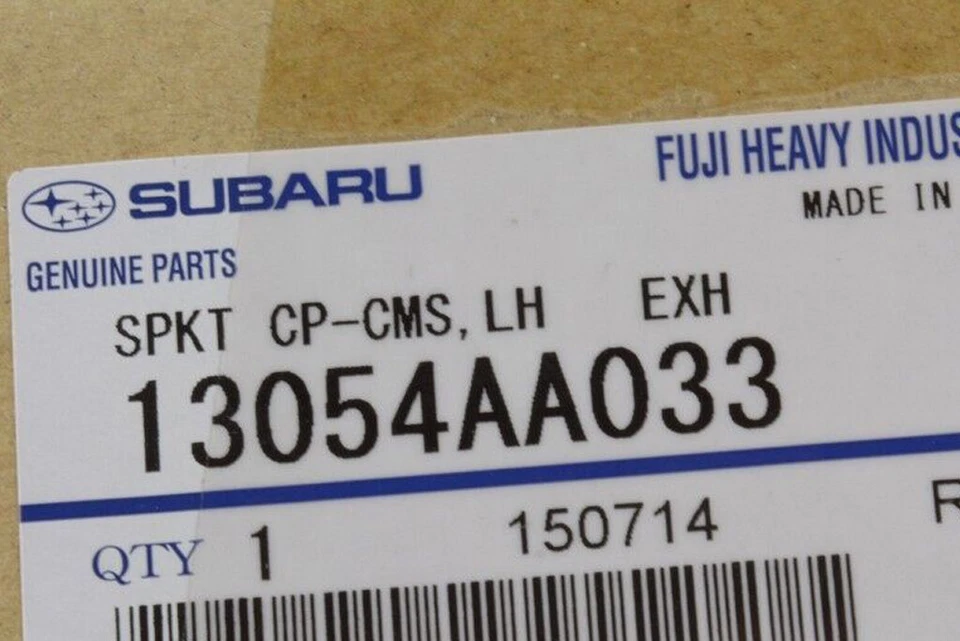 Piñón de engranaje de leva de escape Subaru 2002-2013 turbo fabricante original nuevo 13054aa033 Foto 3 de 3