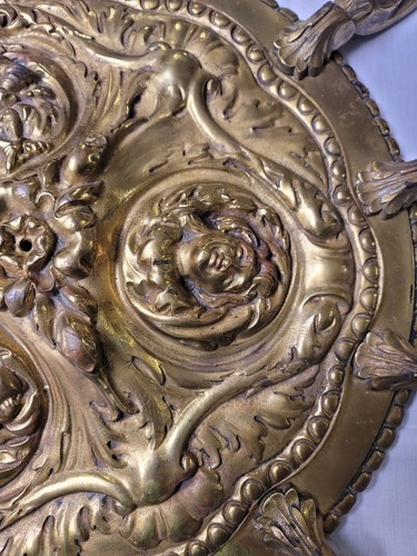 Antique French Bronze 12 Light Chandelier For Restoration - Picture 3 of 17