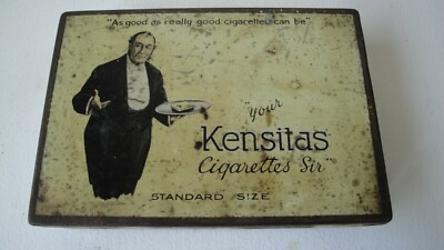 KENSITAS CIGARETTE TIN STANDARD 100 SIZE