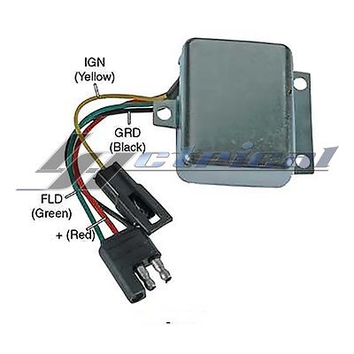 NEW ALTERNATOR REGULATOR FOR HUBER, HYSTER, JACUZZI JET 105-1, 105-10, 105-130