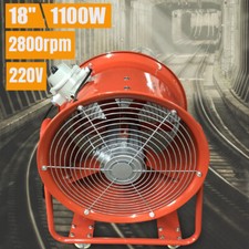 18" Axial Fan Explosion Proof Extractor for Spray Booth Paint Fumes 7800 m3/h UK