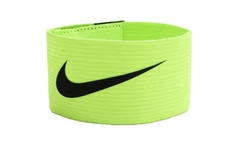 Nike Captain Arm Band Soccer Volt/Black NSN05710OS - B2