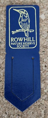   ROWHILL - NATURE RESERVE SOCIETY   LESEZEICHEN   Leder *aus Sammlung* 325