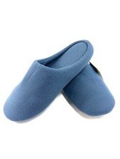 ULTRAIDEAS Men's Lightweight Cotton Slippers with Memory Foam and Soft Sole 9-10