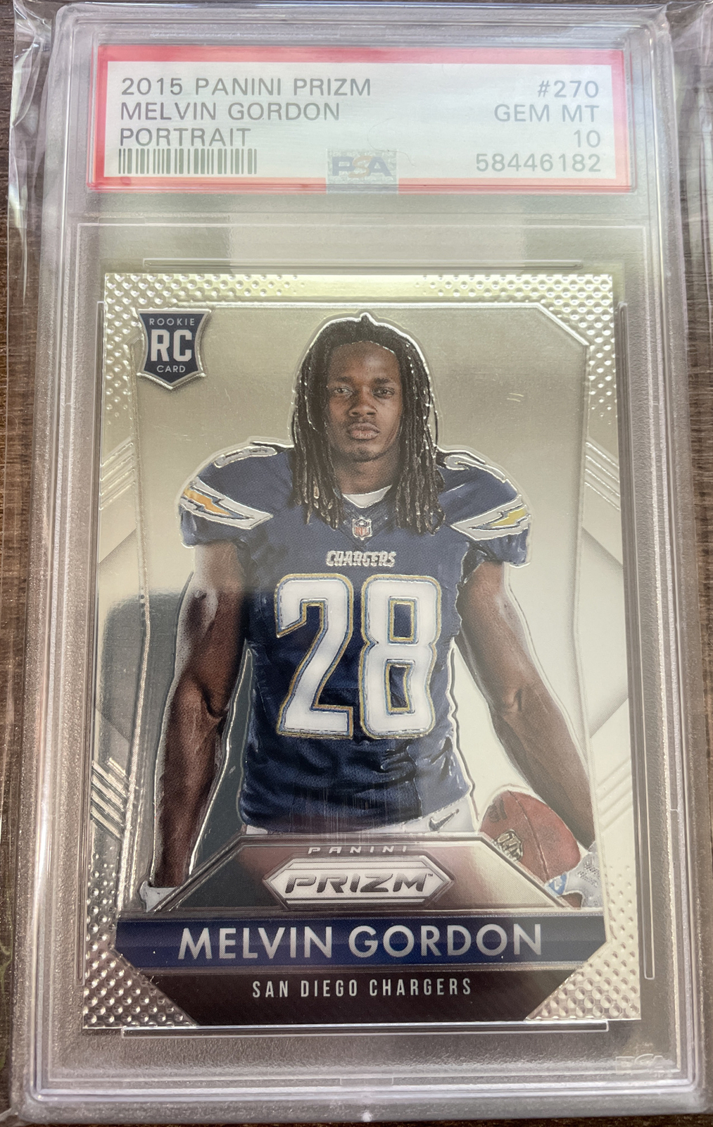 Melvin Gordon Panini Prizm #270 Portrait