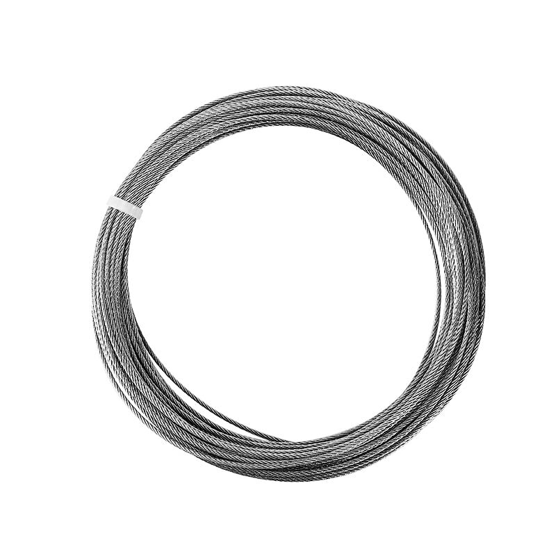 2 Pcs 304 Stainless Steel Cable Wire Rope 16.4ft Metal Wire Cable Rope