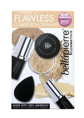 Bellapierre Cosmetics Flawless Complexion Cream Kit Mineral Makeup - Medium