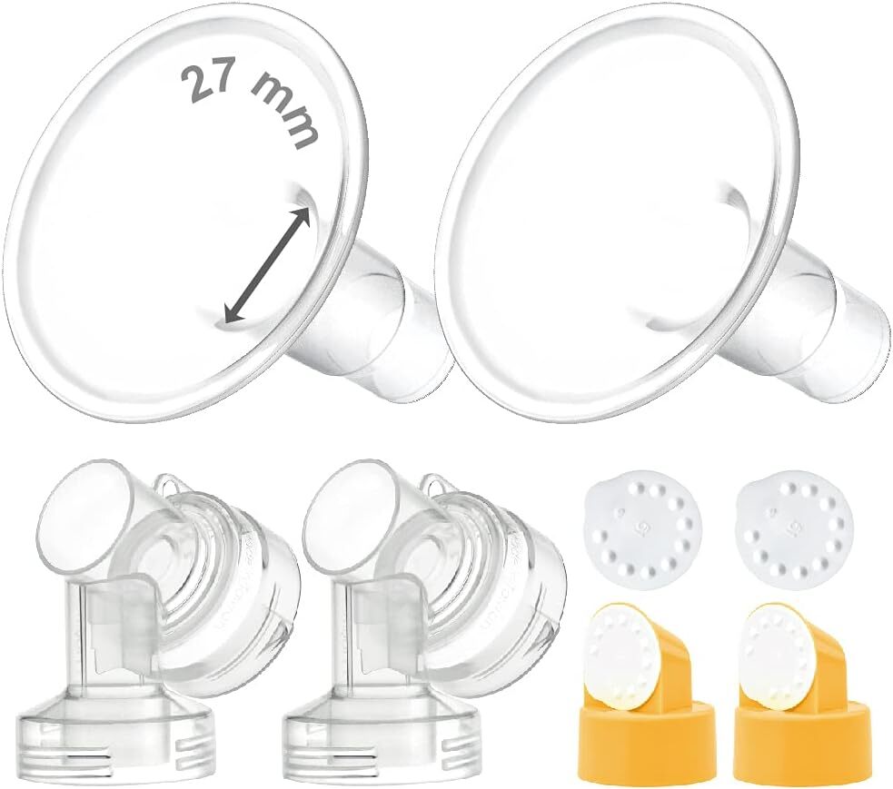 Maymom MyFit Flange Set for Medela Breast Pumps( in Style Advanced,Lactina,Symph