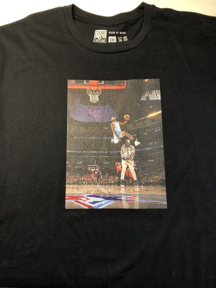 Vintage Miami Heat Shirt XXL Derrick Jones Jr Bam Adebayo Court