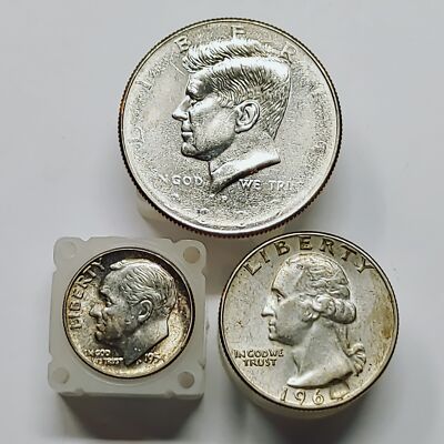3x US Mint Strike Thru Errors - 1x 10c, 1x 25c, 1x 50c 28633 | eBay