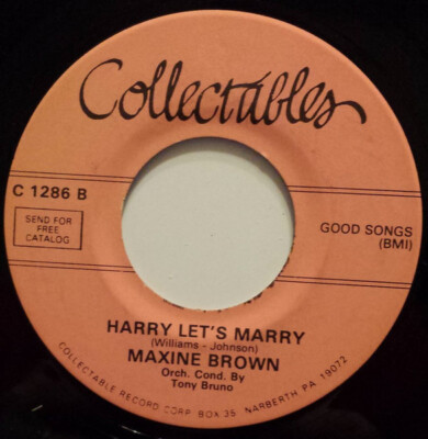 Maxine Brown All In My Mind Vinyl Single 7inch Collectables