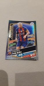 Gold Limited Edition Lionel Messi Cl 2016 17 Topps Match Attax Card Ebay
