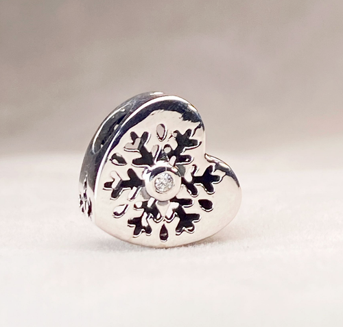 Authentic Pandora Sliver Charm Clear CZ 