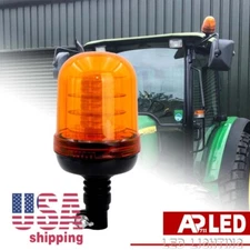 Amber Rotating Beacon Light Fits New Holland Fits John Deere Fits Case IH Fits C