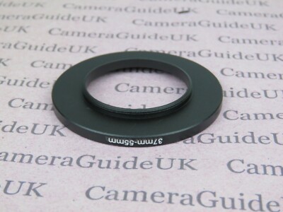 37 mm auf 55 mm Stecker-Buchse Step Up Filter Ring Adapter 37 mm-55 mm 