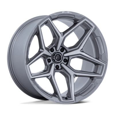 Fuel Off-Road Flux Platinum Rim: 17x9, 5x127/5x5.0, -12mm, FC854AX17905012N