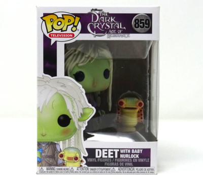 Figurine Funko POP The Dark Crystal #859 – Deet Avec Baby Nurlock – Neuve Sous Blister