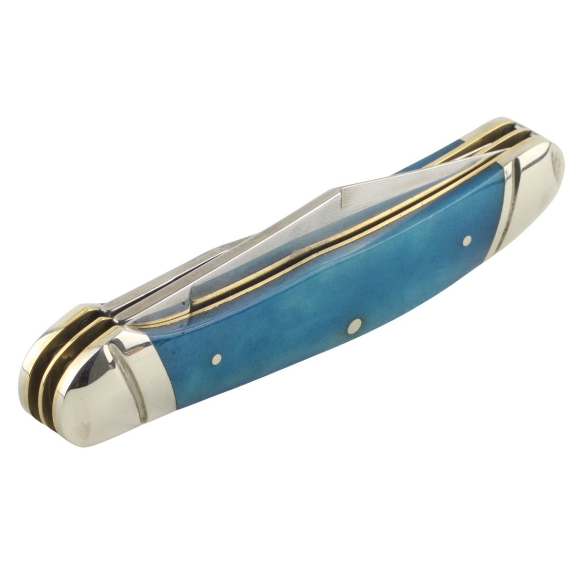 Rough Ryder Blue Smooth Bone Copperhead Pocket Knife RR2288 | eBay