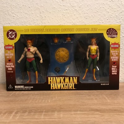 DC DIRECT Hawkman & Hawkgirl Figuren Deluxe Boxed Set