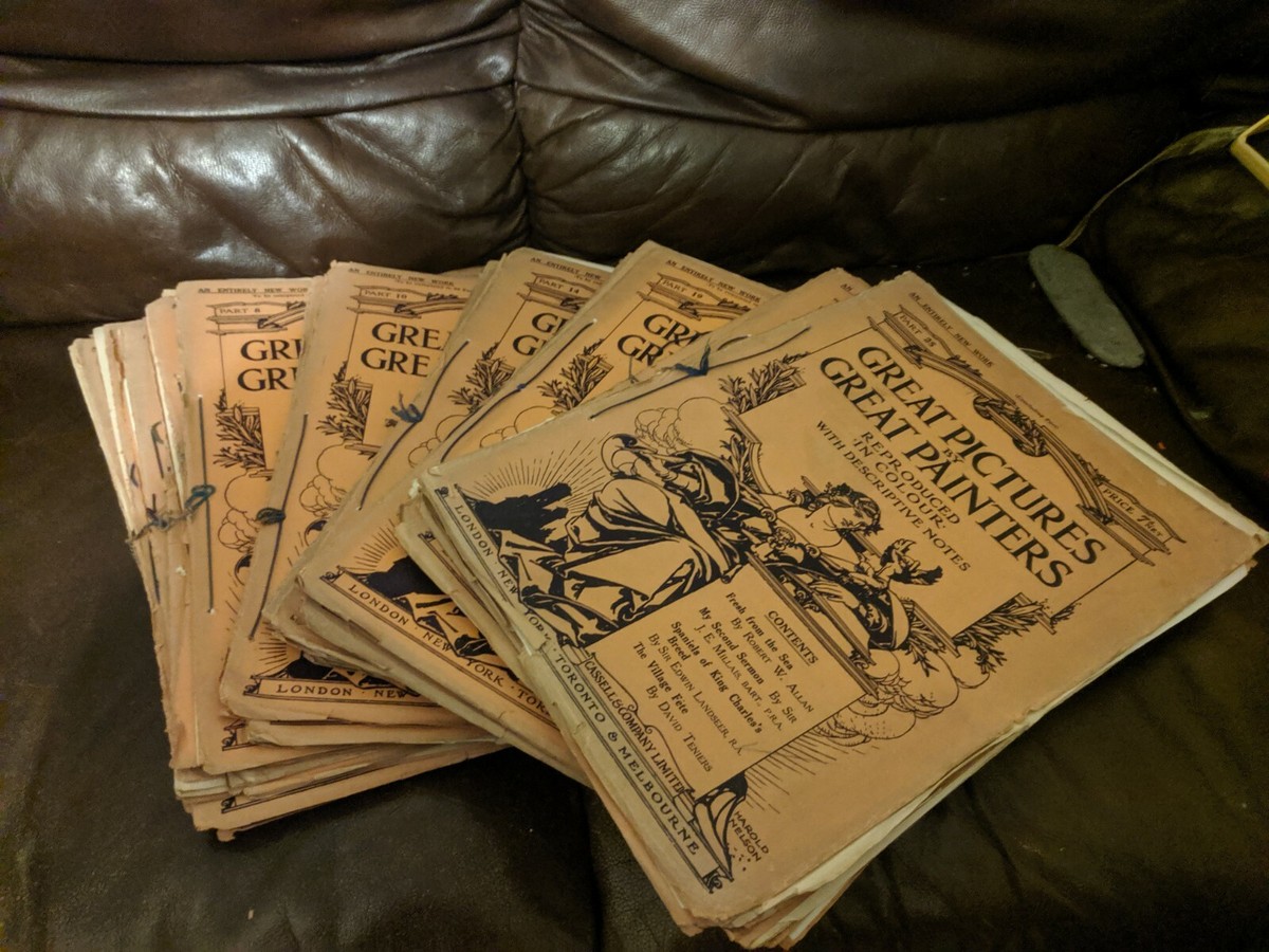 GREAT PICTURES BY GREAT PAINTERS 1915, 25 Issues, Arthur