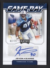 2020 Panini Playoff JEVON KEARSE Game Day Auto /75 Autograph Tennessee Titans