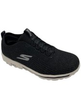 Skechers GOWalk Travel Washble Knit Slip-On Sneakers St. Tropez Black