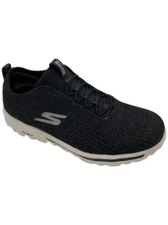 Skechers GOWalk Travel Washble Knit Slip-On Sneakers St. Tropez Black
