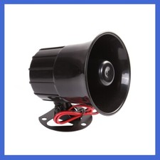 DC12V 15W Wired Loud Horn 110dB Speaker for Car Van Truck Home Alarm System