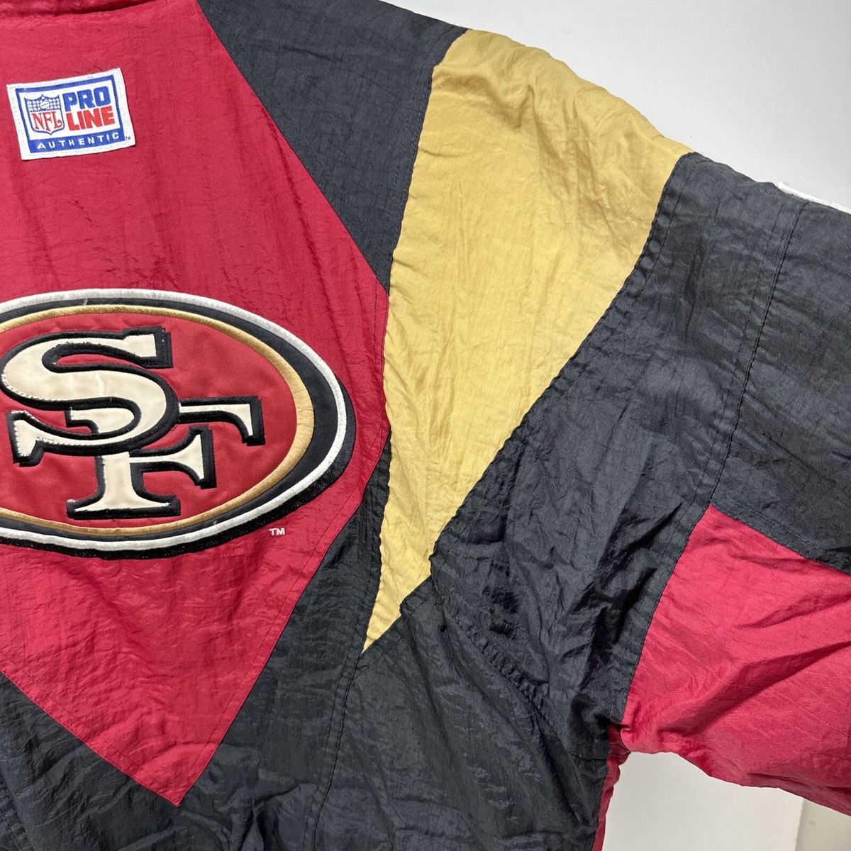Vintage NFL ProLine 1996 49ers 50th Anniv Reebok Jacket