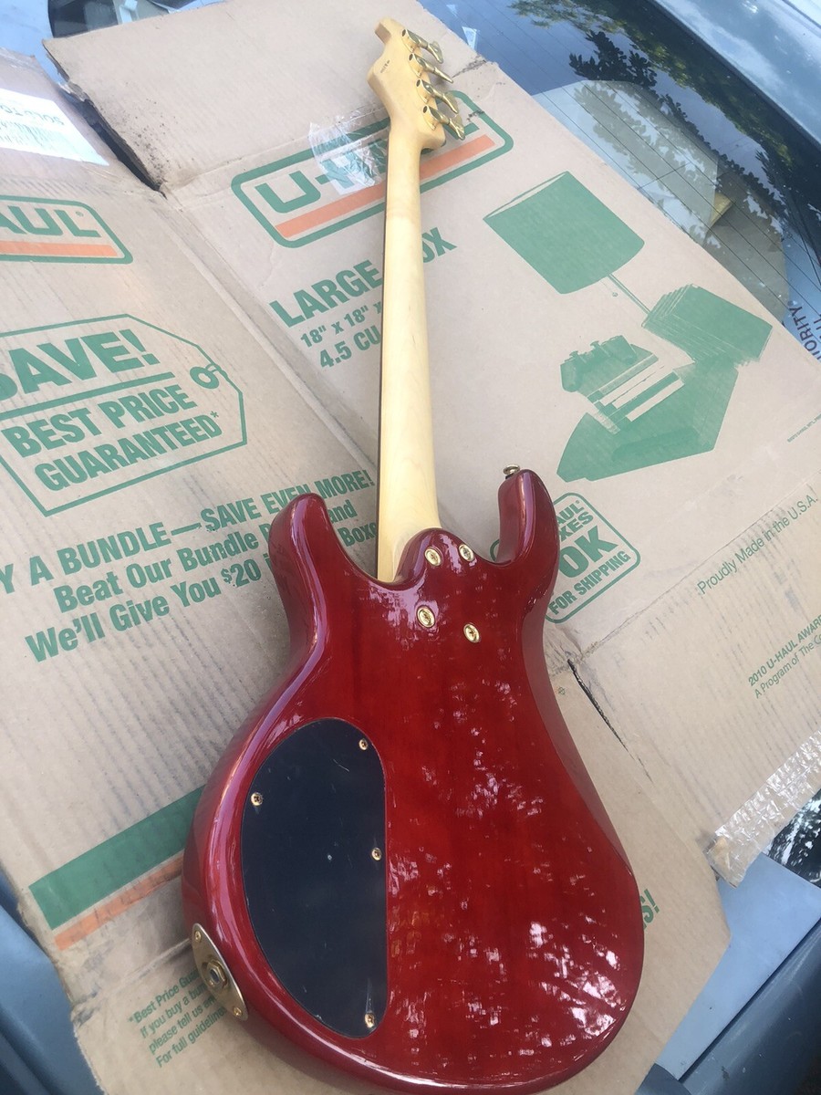 Chatting Bird Electric Bass Red japan Carparison Rare No Chatting Bird Electric Bass Red japan Carparison Rare No