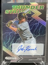 2022 Panini Prizm Draft Josh Kasevich Thunder Struck Silver Prizm Auto 