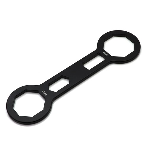 Motorcycle Black 46/50mm Front Fork Cap Wrench Holder Tool For Kawasaki KX250F  - Bild 1 von 10