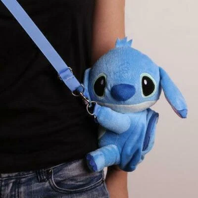 Lilo Stitch Crossbody Bag Plush Hand Messenger Toy Purse Phone Bag Gift