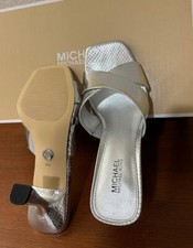 NEW MICHAEL MICHAEL KORS Women's Clara Crisscross Authentic Dress Sandal size 5