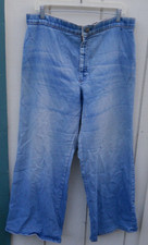 VINTAGE '70'S WOMEN'S LEVIS ORIGINAL WIDE BELL-BOTTOM ZIPPERJEANS SZ 36 W 31"L