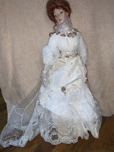 gibson girl bride doll