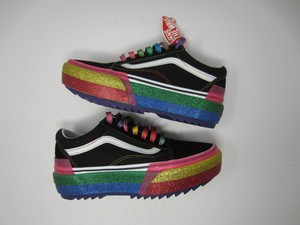 vans old skool stacked rainbow