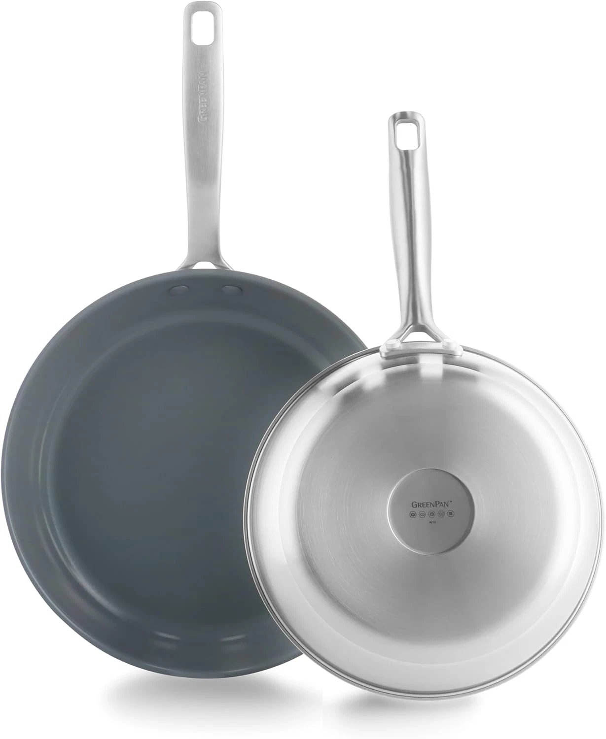 Treviso 9.5" & 11" Nonstick Frying Pan Set, Induction & Oven Safe, PFAS-Free